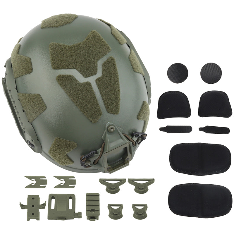 Tactique Protection complète Casque à impact épais