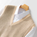 Chandail de laine de l'hiver pour hommes Chandail rayé V-Neck