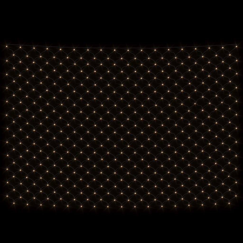 Lumière LED Net chaud blanc 3x2 m 204 LEDs Intérieur