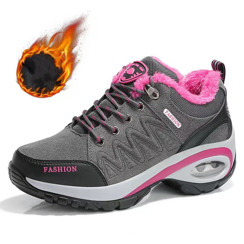 Automne Hiver Femmes Sneakers Air Coussin Design Platform Chaussures