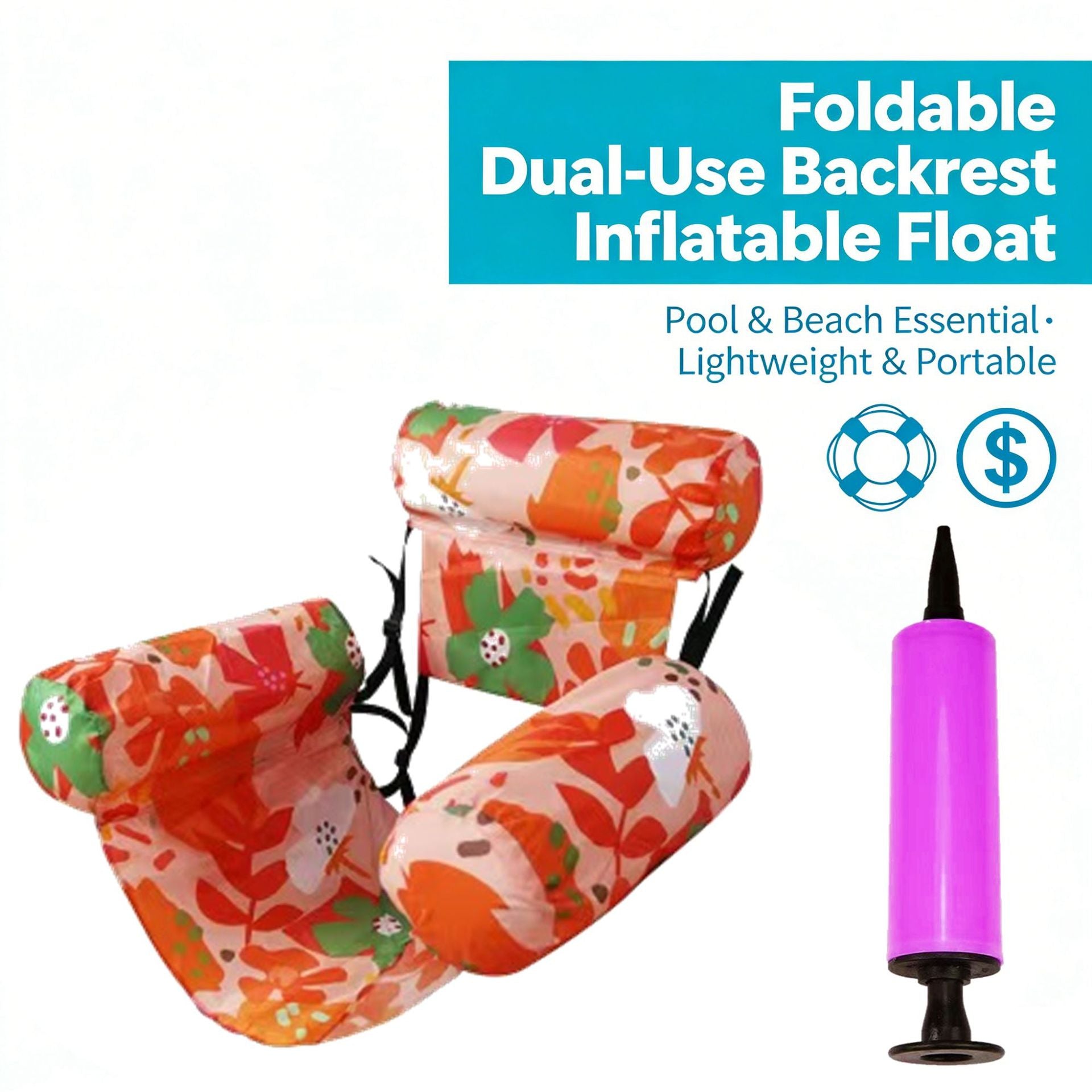 Siège gonflable à eau Lit flottant