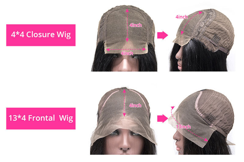 Brazilian Water Wave Headband Perruques de cheveux humains
