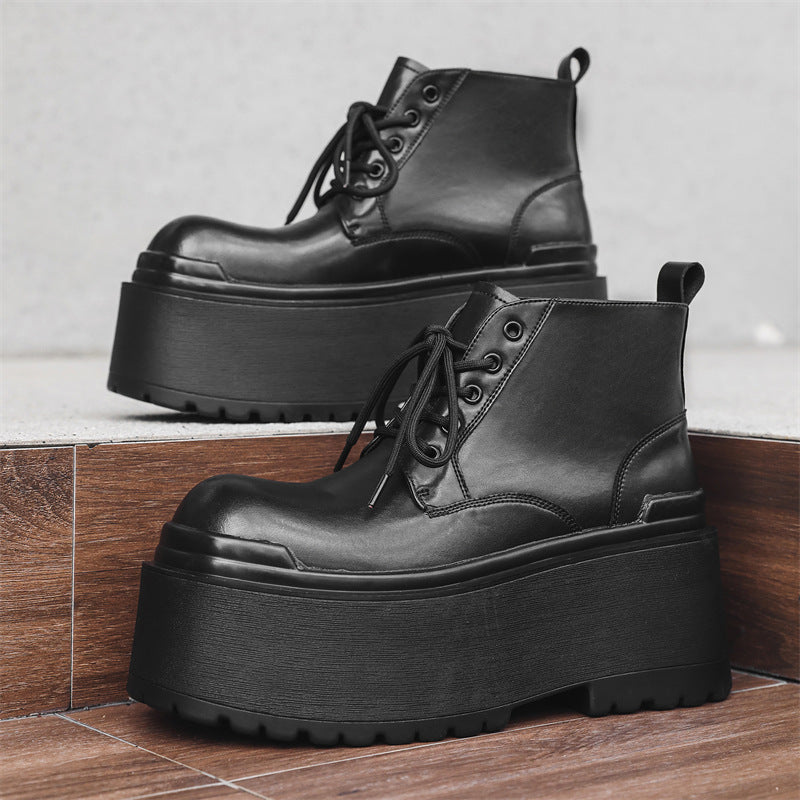 Chaussures vintage chunky style britannique pour hommes