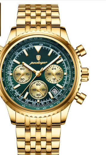 Montres homme Imperméable Calendrier lumineux Multi-fonctions