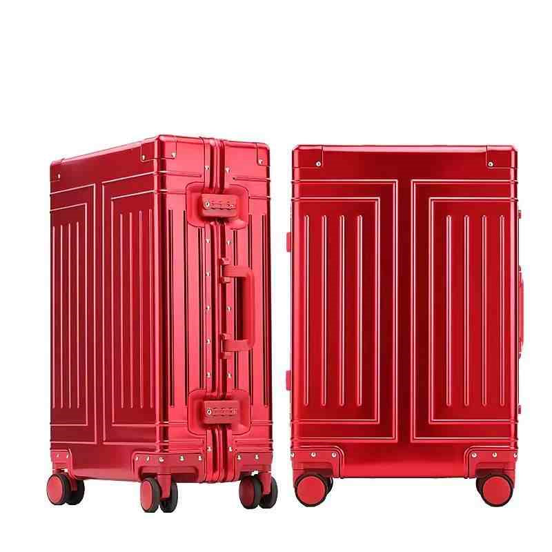 Tout haut de gamme Aluminium en alliage de magnésium Pull Rod Universal Wheel Bagage Compartiment