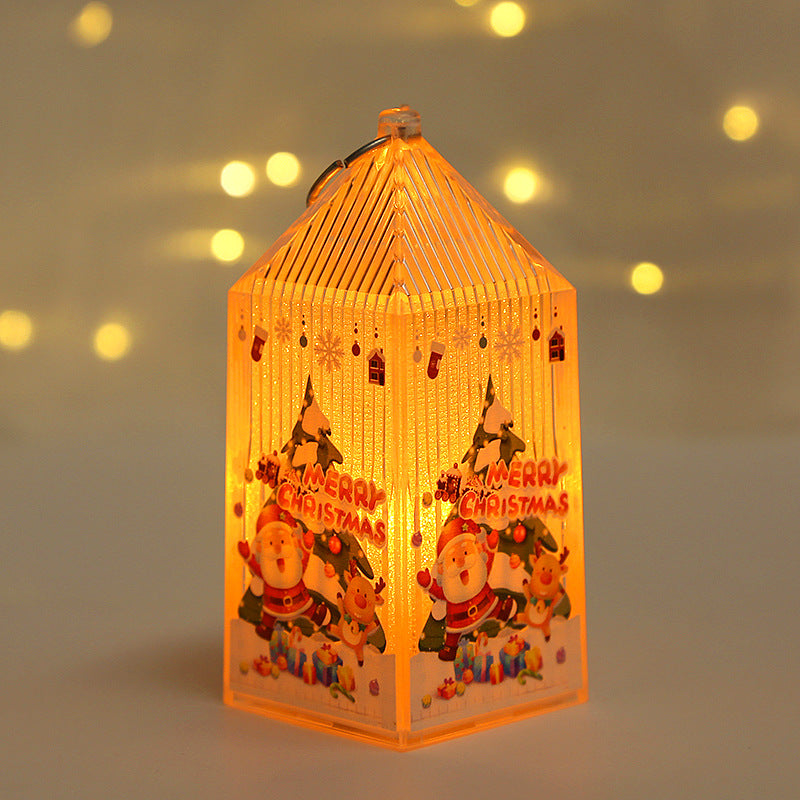 Décorations de Noël Cadeaux de la veille de Noël pour enfants Portable Nightlight Ornaments Shop Wi