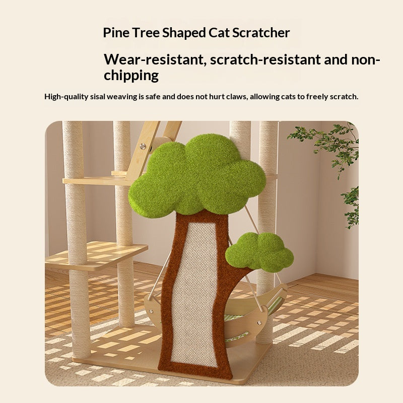 Lit de chat et arbre de chat Combo Tour d'escalade Cat tout-en-un