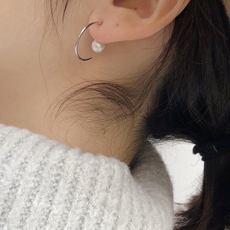 Boucles d'oreilles en perles hypoallergéniques