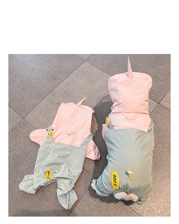 Sac complet étanche à quatre pieds, petit et moyen imperméable pour chien