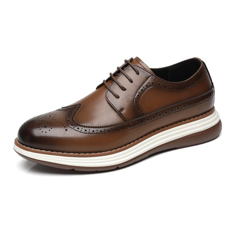 Chaussures en cuir tendance homme ultra-fibre confortable et casual