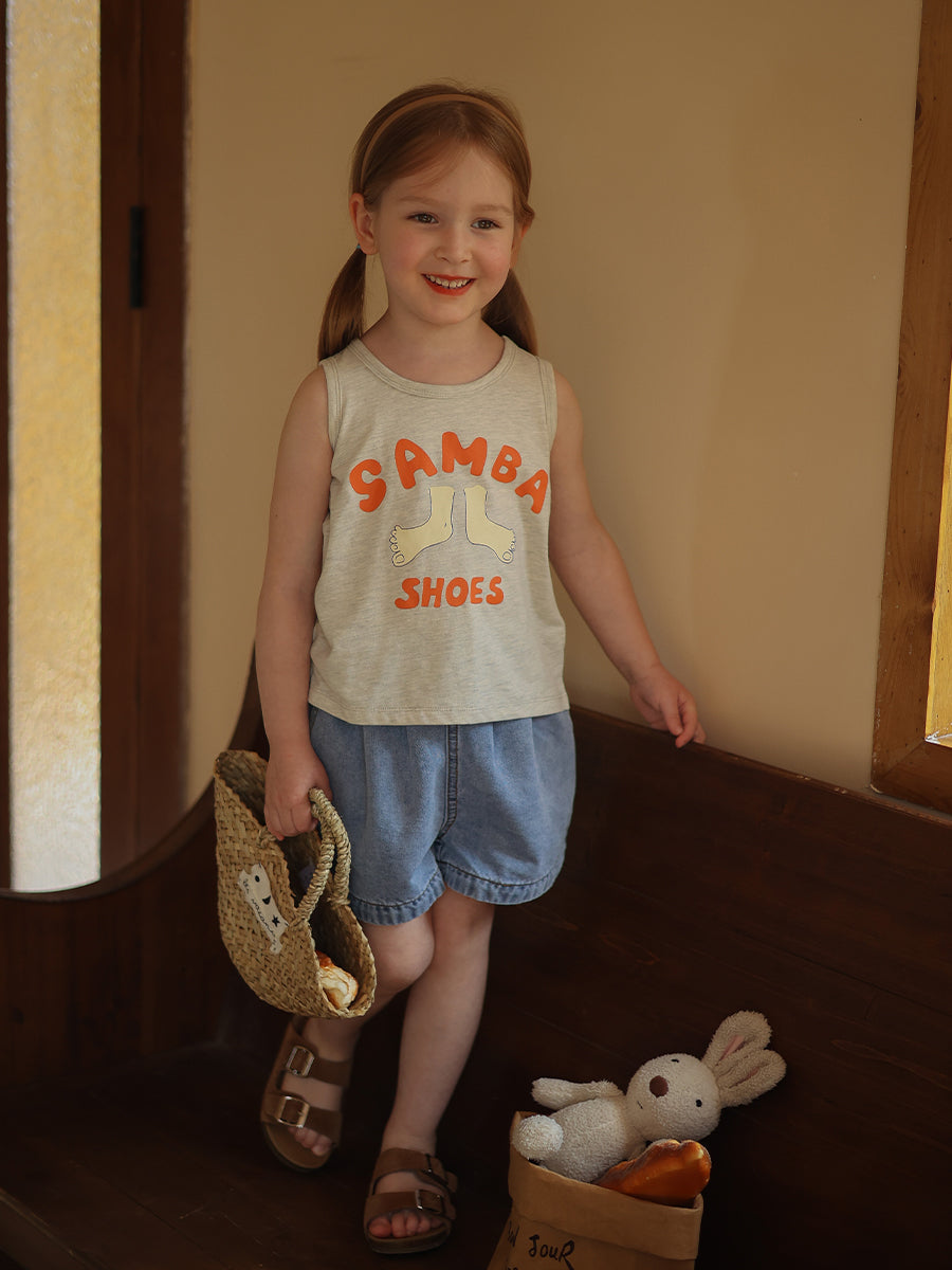 Baby Kindergarten Short denim polyvalent