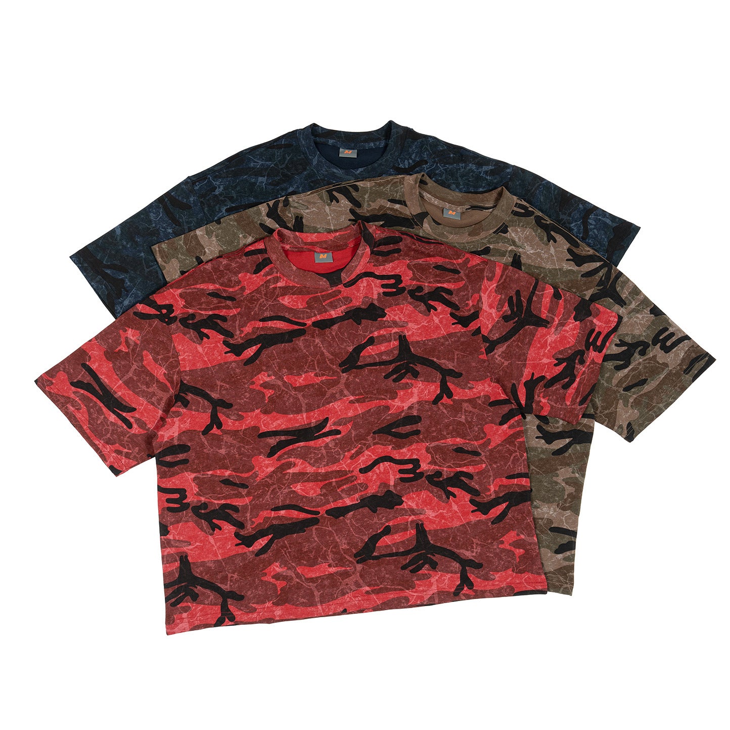 T-shirt à manches courtes pour hommes Camouflage
