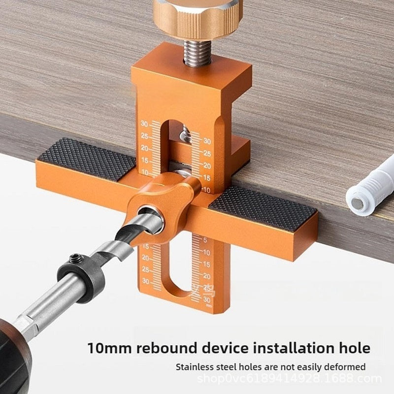 Clips de fixation de portes de cabinet réglables en deux en un