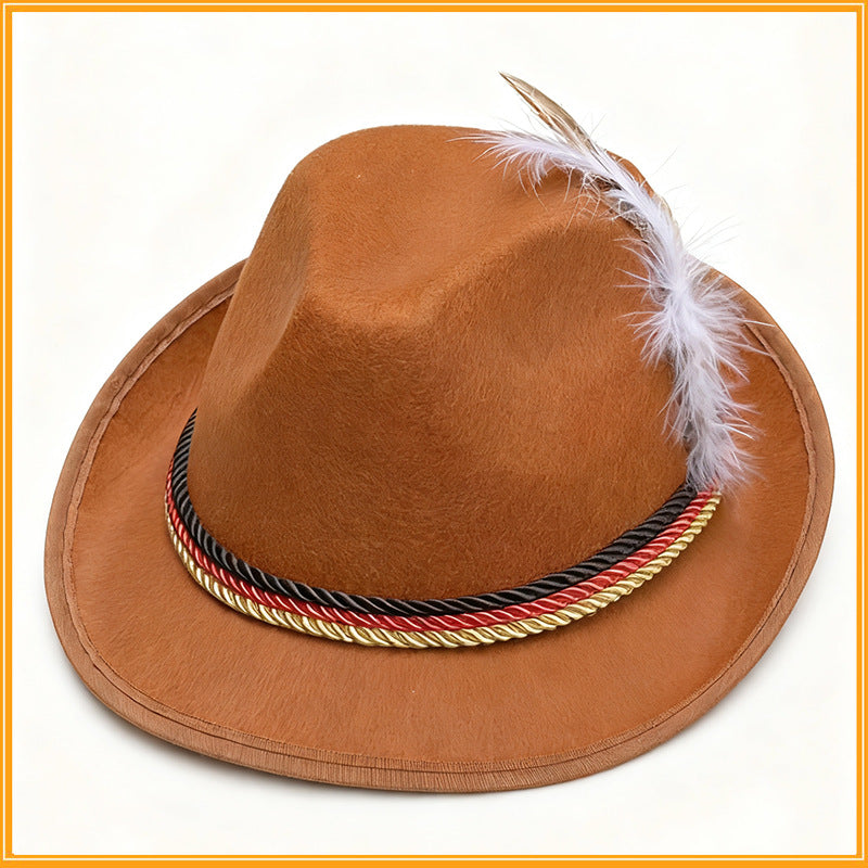 Chapeau de plume de dinde composite de performance