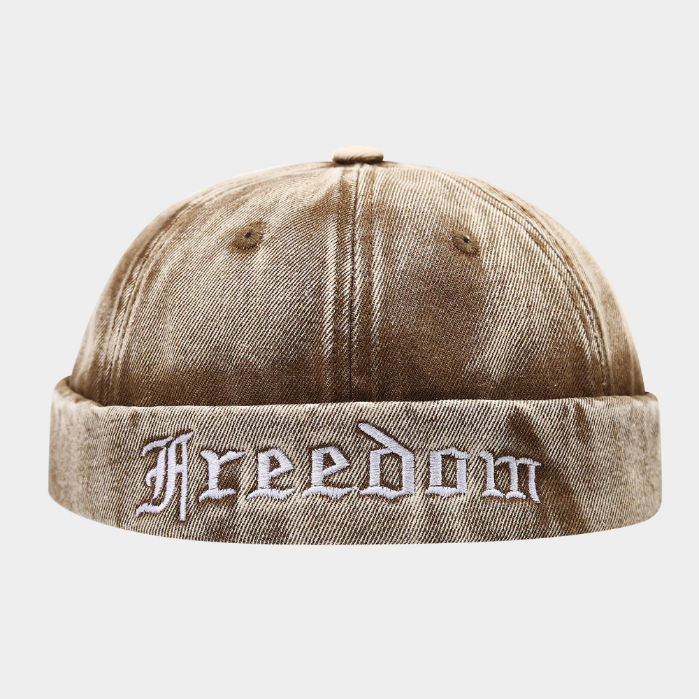 Les hommes et les femmes de couleur Gradient Broderie Détresse Lettre Style Retro style Terre