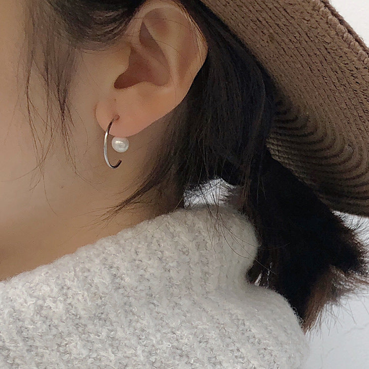 Boucles d'oreilles en perles hypoallergéniques