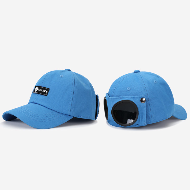 Lunettes de soleil tendance style coréen homme Chapeau pilote