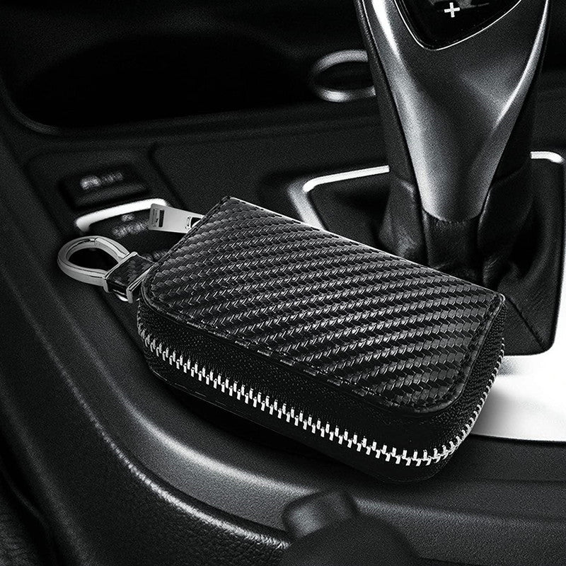 Bouclier de voiture Zipper en fibre de carbone boîte de clés