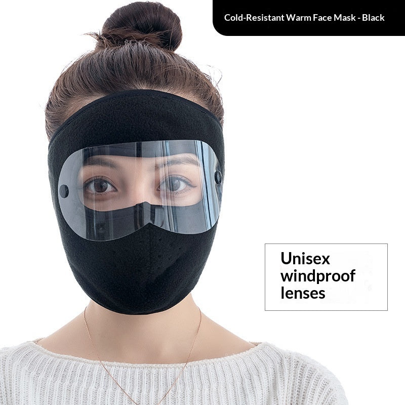 Masque de vélo d'hiver à l'épreuve de la poussière épaisse pour les femmes