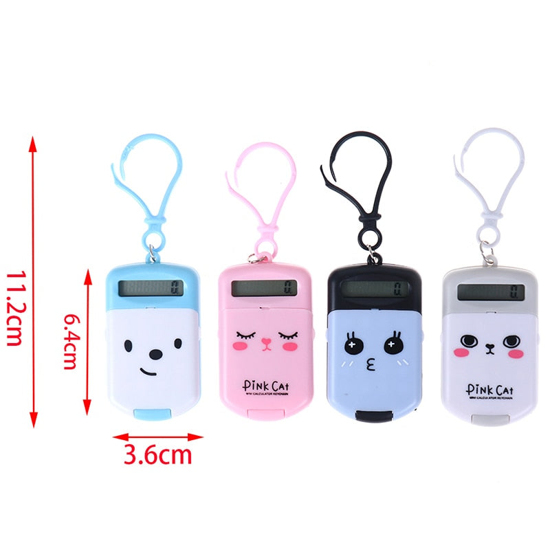 Mini calculatrice créative en forme de cookie