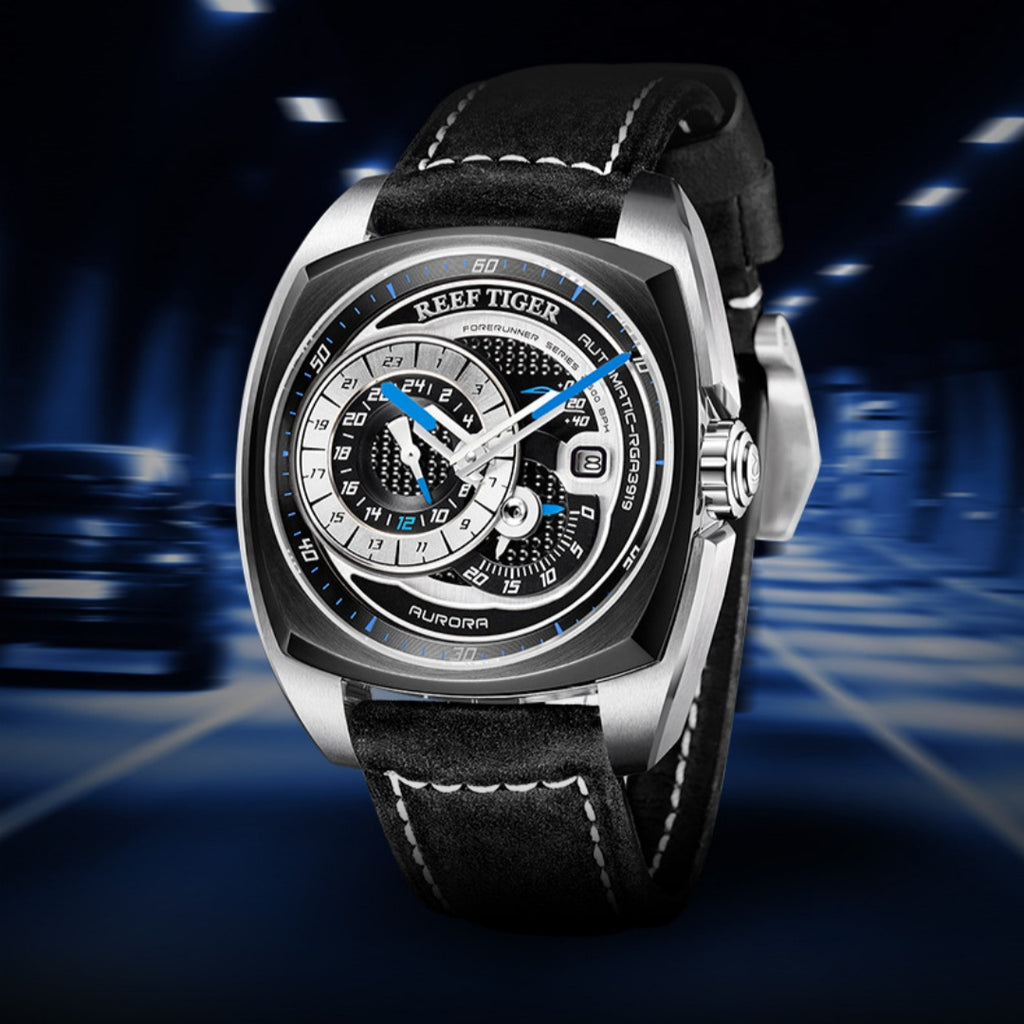 Montre mécanique sport et loisirs entièrement automatique pour hommes
