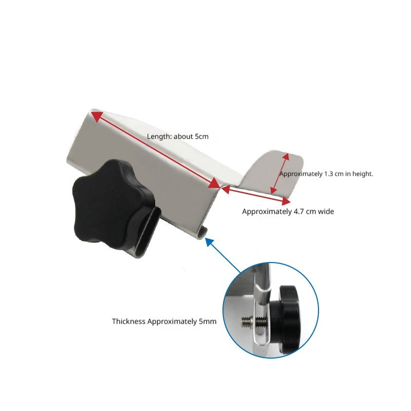 Émmanchement de la machine de coupe de tissu Bord de prévention Guide Gauge Accessoire
