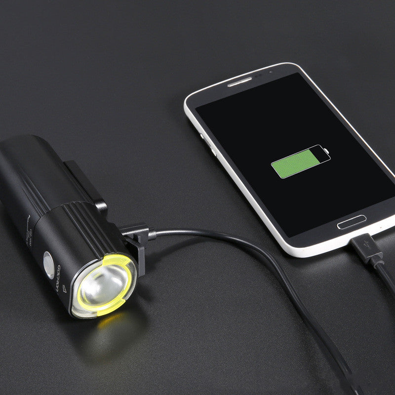 Phare de vélo imperméable 1600 Lumens Power Bank
