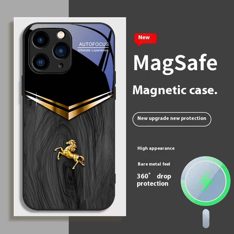 Cas de téléphone verre magnétique avancé gagner un succès instantané