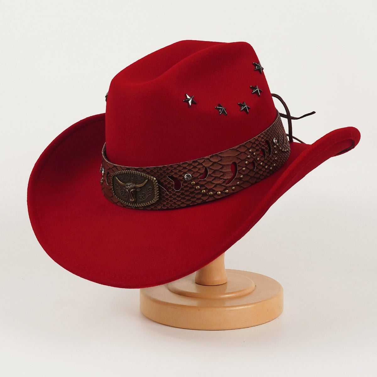 Meilleure vente européenne Et le style américain Star studed Leather Jazz Cap