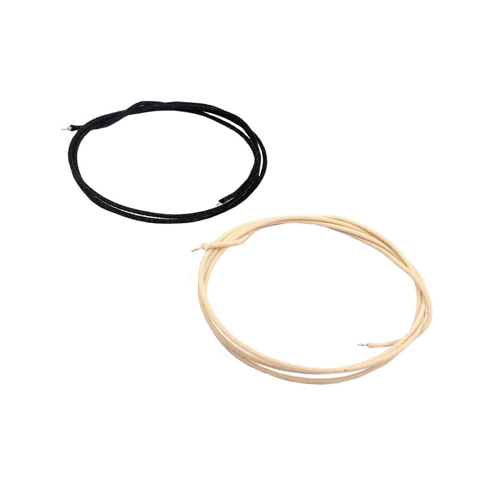 2Pcs 3.3 Pieds de guitare pré-étain fil de fer blindé Réduction du bruit Guitare unique Vintage style
