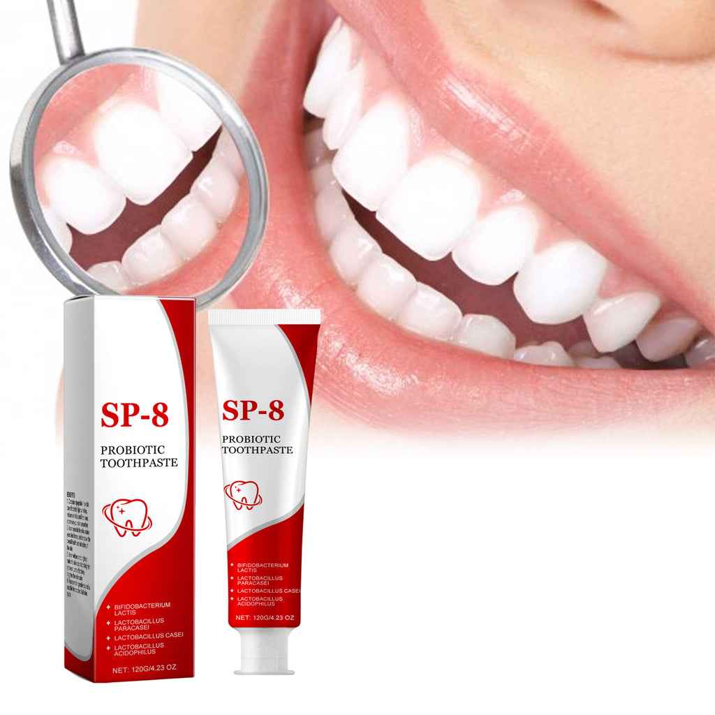 Blanchiment probiotique et dentifrice amovible 120g