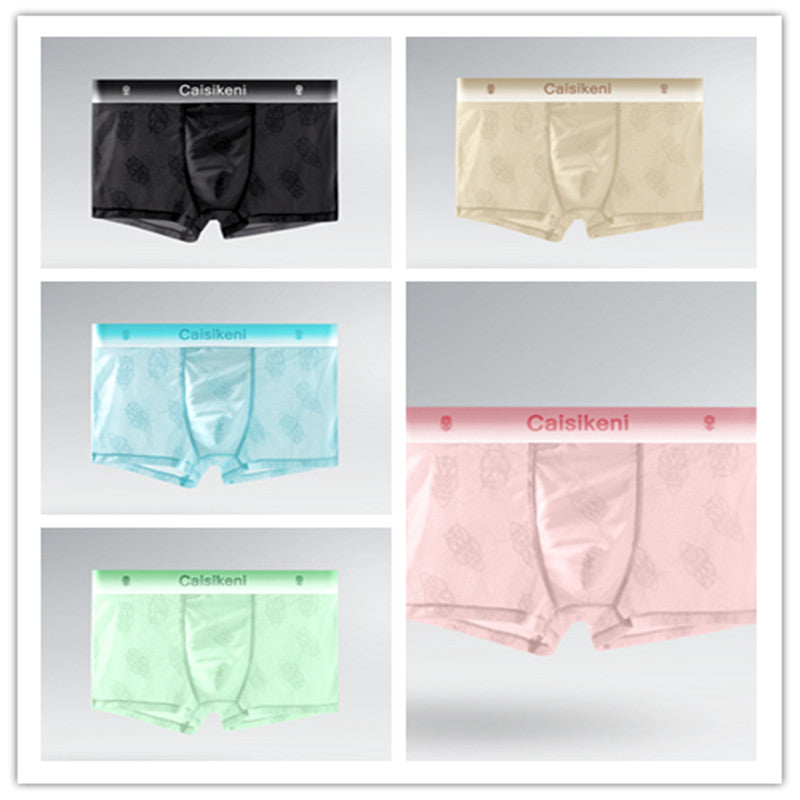 Summer Ice Silk Boxers ultra-mince respirant Mesh