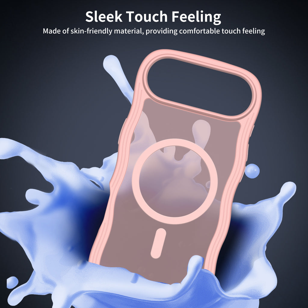 Courroies d'onde Skin Feeling Deux-en-un boîtier de téléphone à aspiration magnétique