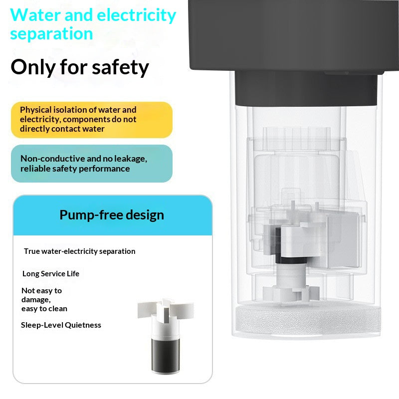 Fontaine d'eau pour animaux intelligents Distributeur d'eau pour chats sans fil Acier inoxydable
