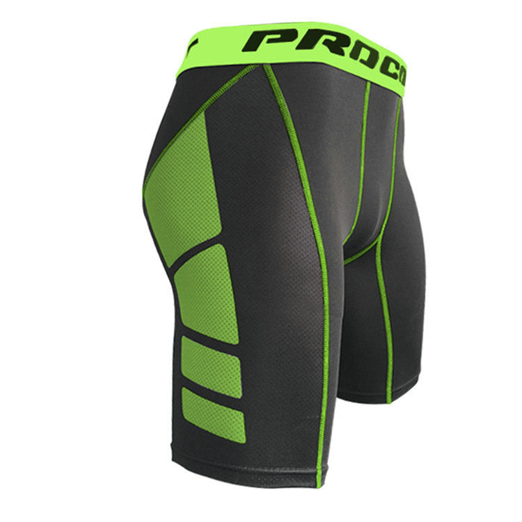 Hommes entraînement sportif Tight-Fit Cropped Shorts