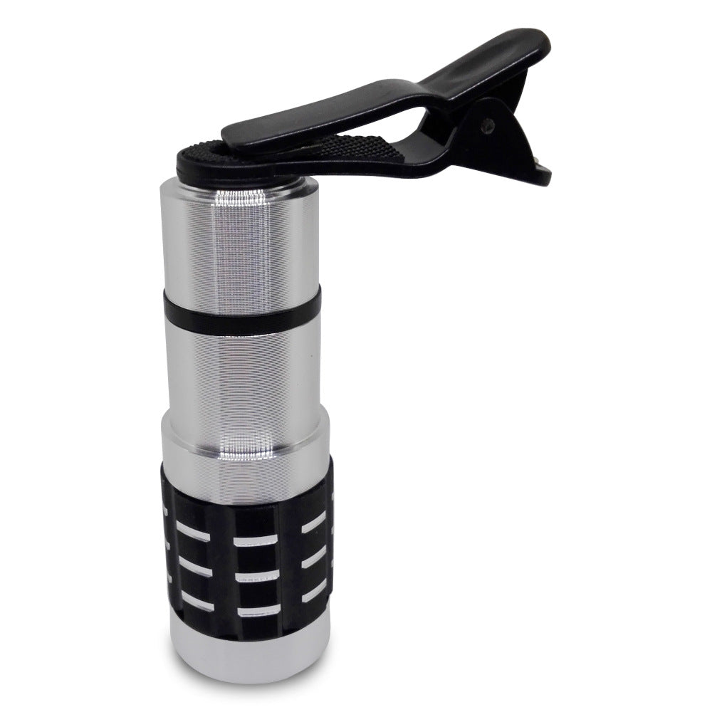 12 fois objectif télescopique col universel clip téléphone cellulaire accessoires 12X haute définition
