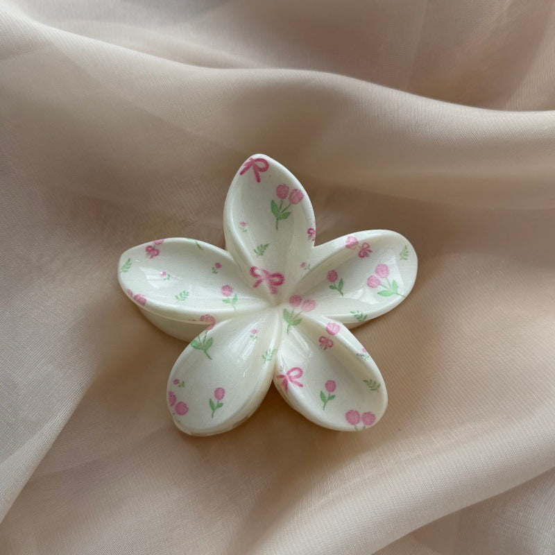 Femmes Empreinte florale Coiffure