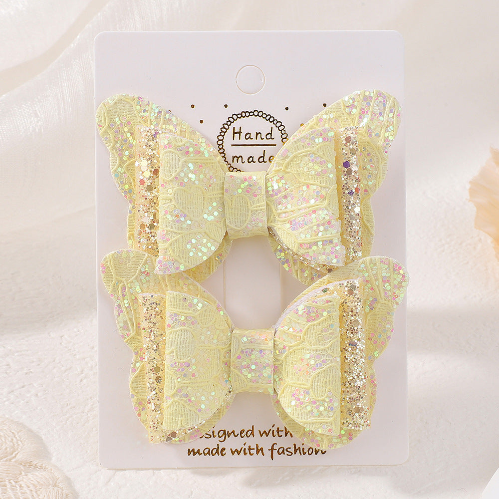 Ensemble de pinces pour cheveux Bow pour enfants