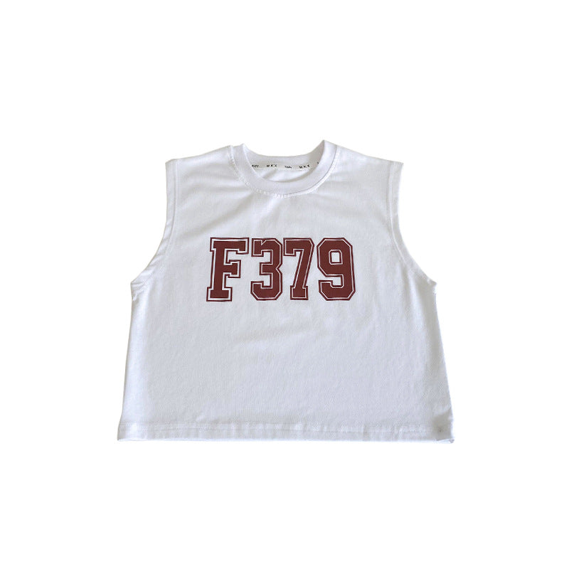 Vêtements d'été pour enfants Veste sans manches Trendy Cool Top