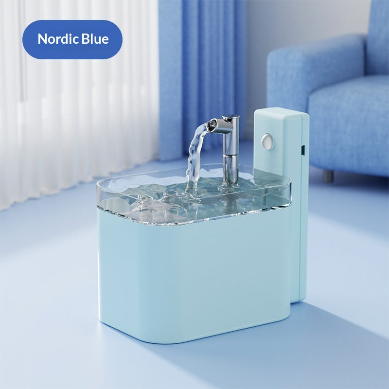 Fontaine d'eau pour animaux filtrant automatique