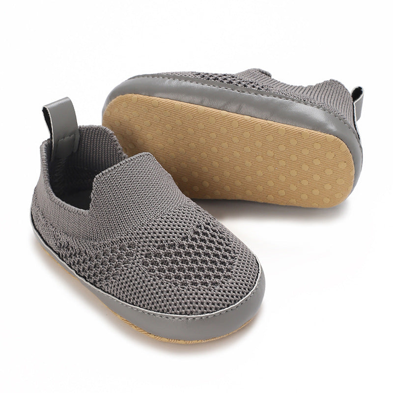 Chaussures Bébé Homme et Femme Bébé Slip-on Soft Bottom Breathable Toddler Shoes