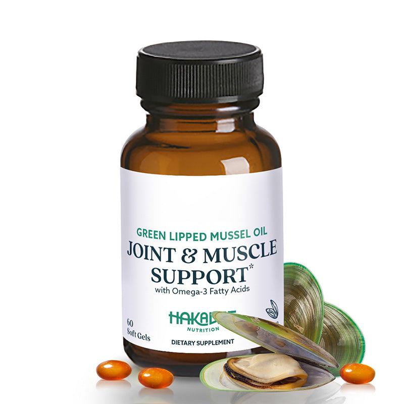 Capsules exclusives d'huile de moules à lis vert