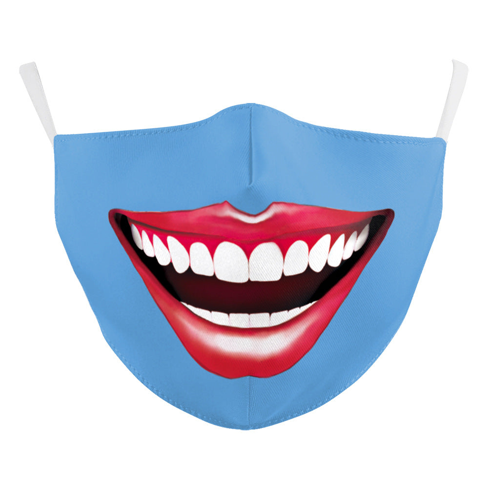 Impression numérique Clown d'Halloween Drôle Double masque de poussière extérieure