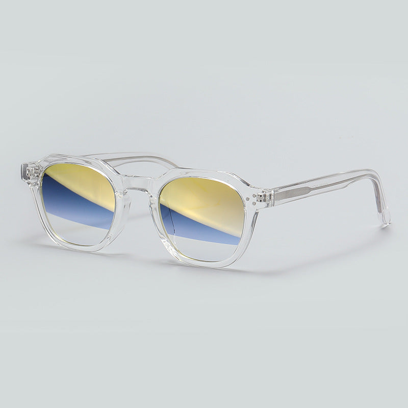 Lunettes de soleil rétro UVprotectives avec un style européen et américain distinctif