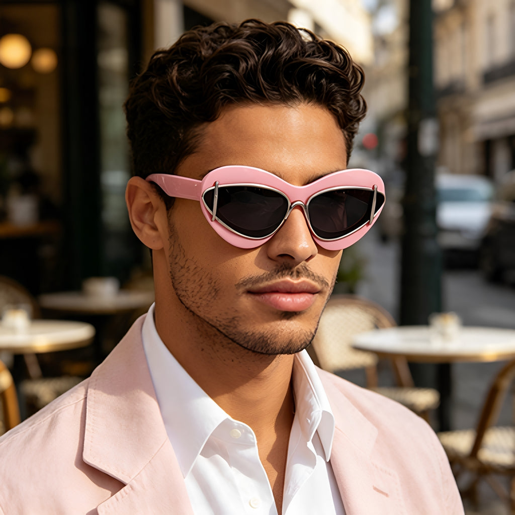 Lunettes de soleil Cat-Eye de mode européenne et américaine pour femmes conduite Internet Célébrité Même