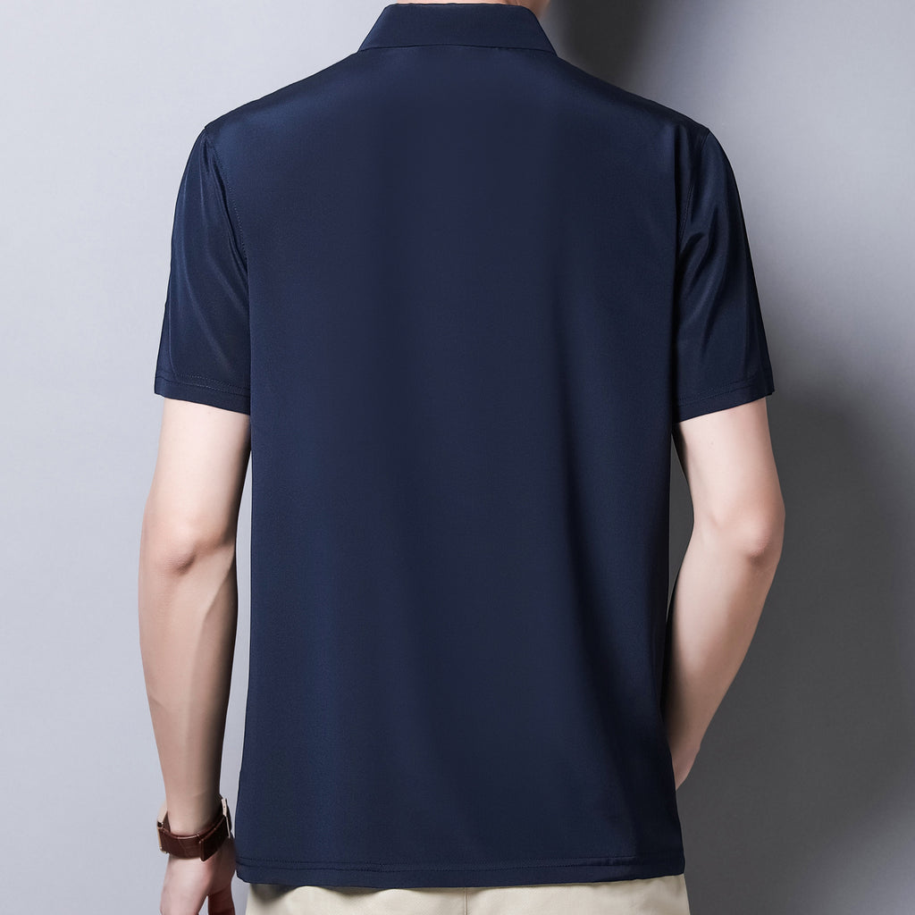 T-shirt sans couture manches courtes homme pour l'été