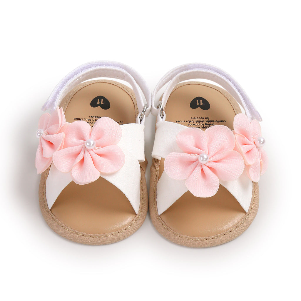 Fashionnable petite prune Blossom Sandales bébé tout-petit