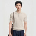 T-shirt à manches courtes pour hommes tricotés