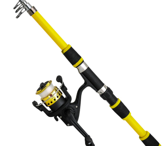 Tige télescopique de lure pour enfants Section courte en verre Acier Pack dur Snakehead Rod Lancer 18