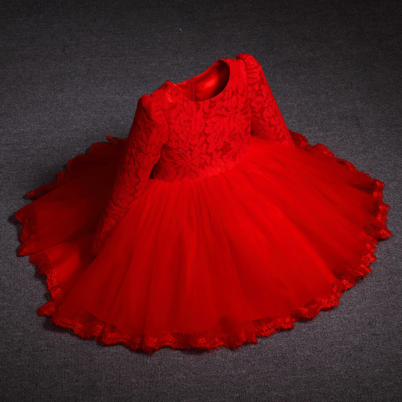 Robe princesse dentelle filles robe d'été